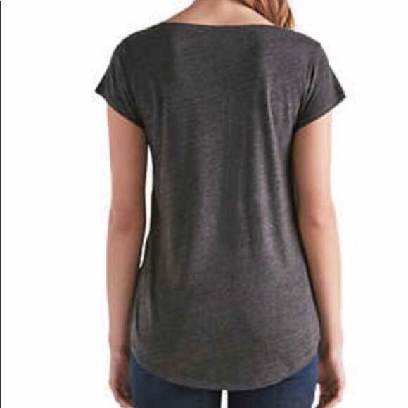 Lucky Brand Elephant Short Sleeve Bohemian Tee Gray Sz S - Picture 2 of 8